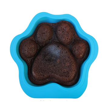 Panque de gâteau de patte de patte de chien de silicone 3D personnalisé