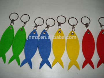 Felt keychain/promotional wool felt keychain