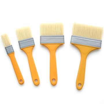 Plastic handle paint brush wall