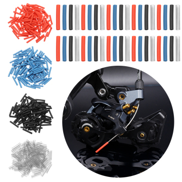 100PCS 20mm Heat Shrink Bicycle Cable End Caps Ultralight Bike Shifter Inner Cable Tips Wire Brake Cable Tips Crimps