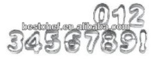 stainless steel Numbers mould for Biscuit cookie cake numbers mould