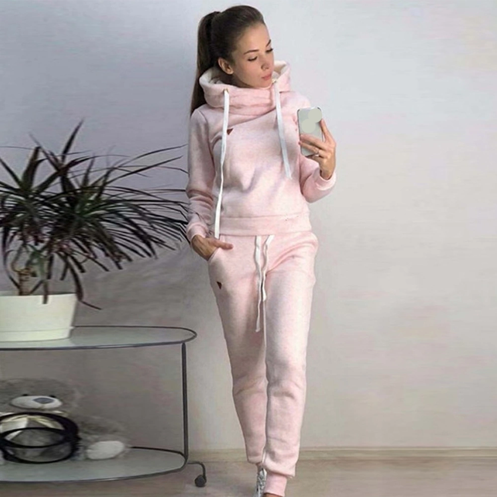 Superstarer Trending Stylish Newest Autumn Tracksuit Womens Fall Clothing Hoodie Long Sleeve Two Piece Set