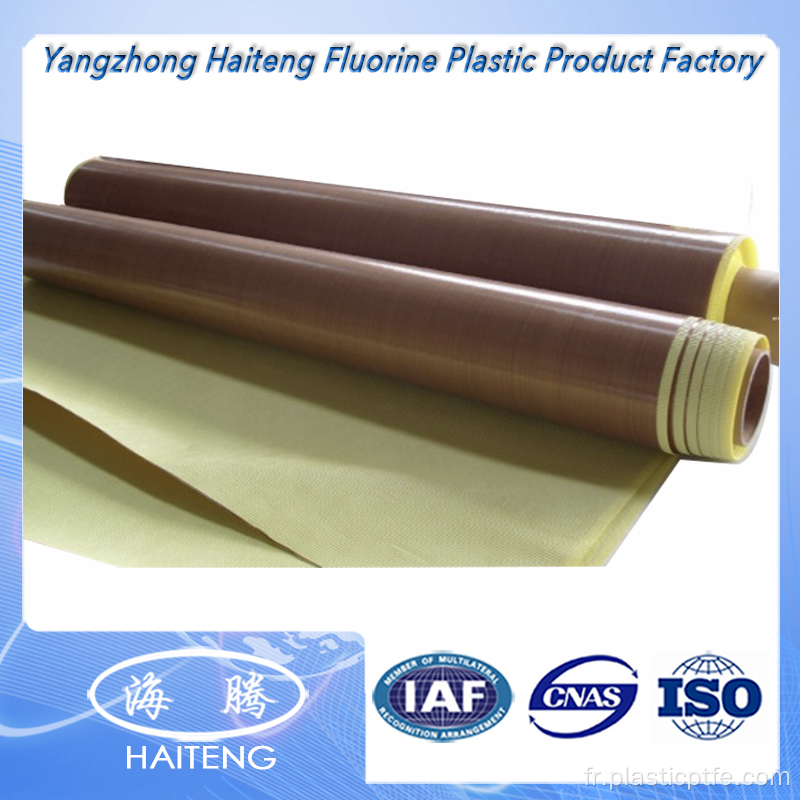 No Stick PTFE Fiberglass Tissu PTFE Film