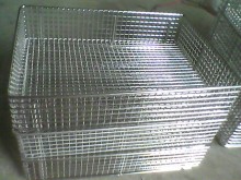 Stainless steel medical welded wire mesh basket/sterilization basket