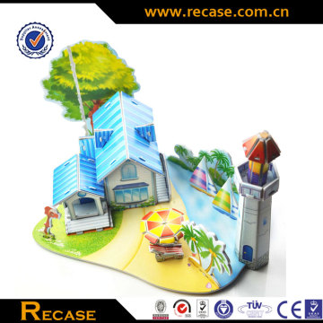 Educational Paper Novelty House Hands Kids Paper 3D Toys