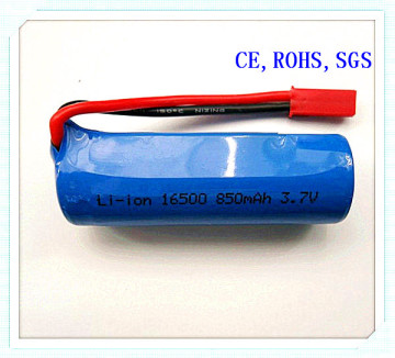 Li-ion Rechargeable Battery Pack 16500-850mAh, 3.7V for Audio, Lithion Battery Pack, Li-ion Battery