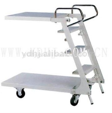 Warehouse steel folding step ladders