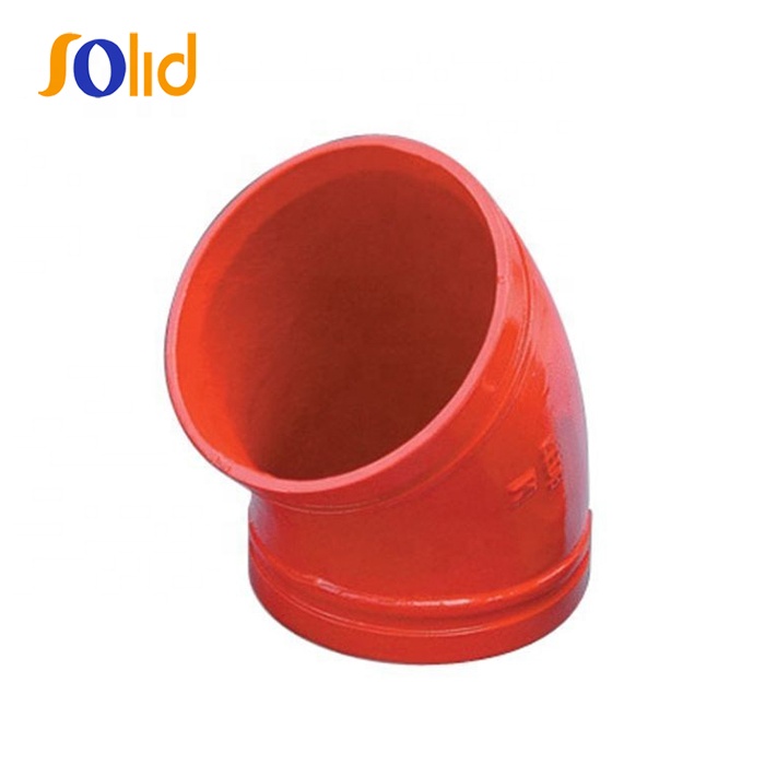 Fire Fighting System Ductile Iron Grooved Pipe Fitting