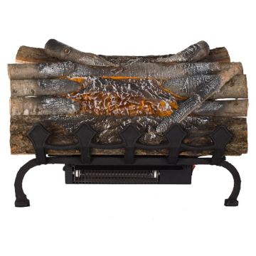 Electric Log with Grate