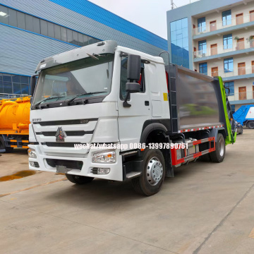 Camion à ordures compacteur SINOTRUCK HOWO 12 tonnes/16CBM