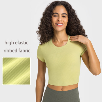 Ribbed High Elastic Equestrian Shirts Base Layer