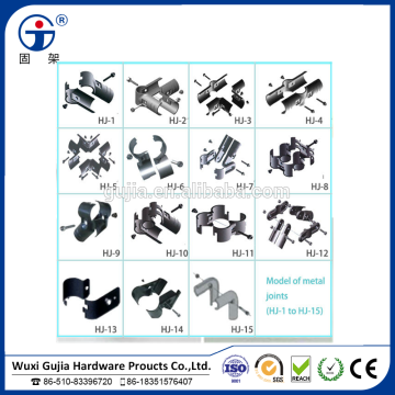 metal joint for diy pipe rack system