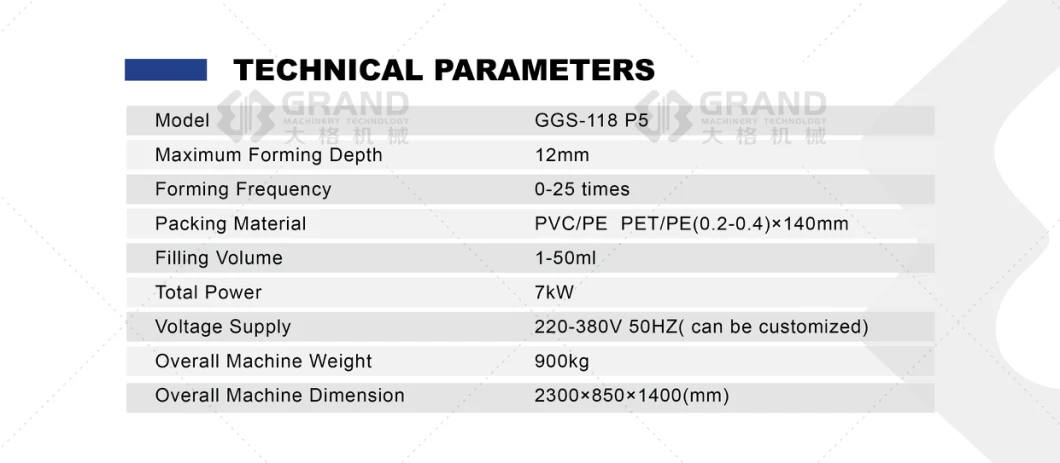 GGS-118 P5 Αυτόματη παρασιτοκτόνα υγρή πλαστική πλαστική φιάλη Αμπούλια που σχηματίζει μηχανή σφράγισης για γεωργική χημική ουσία με μηχανήματα αυτόματης επισήμανσης