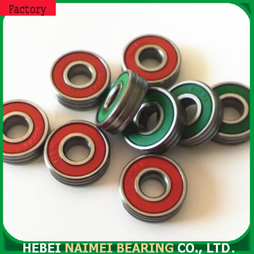 Deep groove ball bearings double groove 608RS