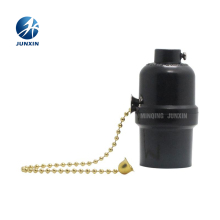 Bakelite Lamp Holder Socket E26/E27 with Pull Chain Switch