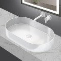 Oval-Shaped Topmount Basin for Stylish Bathroom