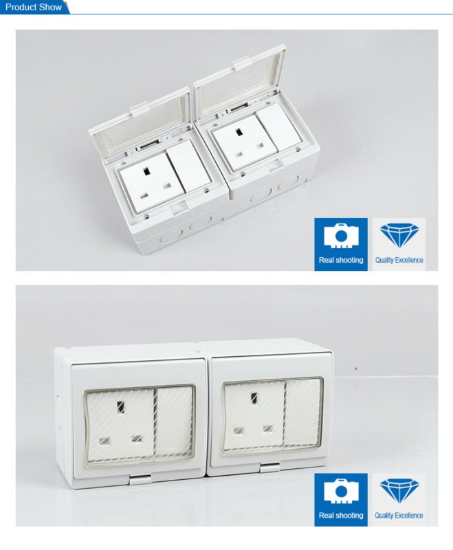 Hot Sale Waterproof Switch Socket with CE