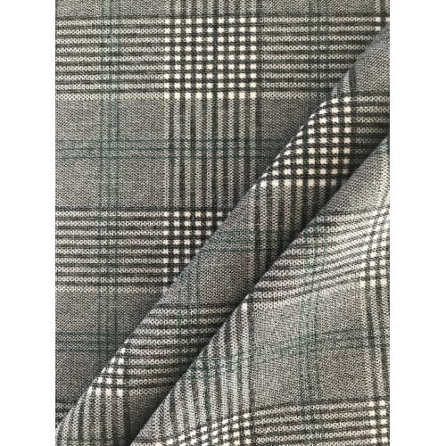 Plaid Strick Jacquard Stoff