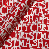 Christmas Wrapping Paper Metallic wrapping Paper roll