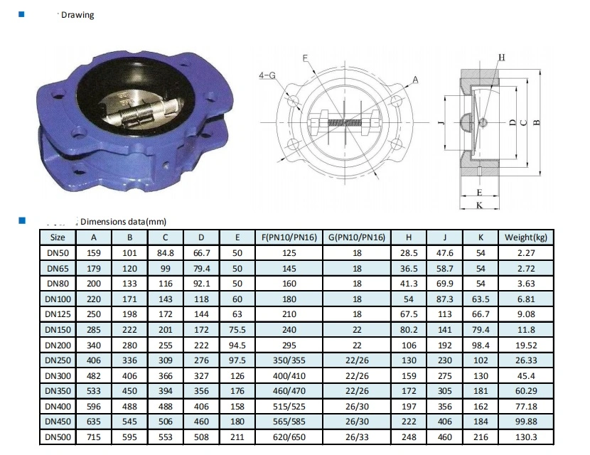 Full Lining Check Valve
