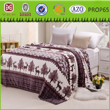 Printed blanket winter blanket christmas blanket