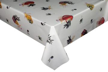 Pvc Printed fitted table covers Gingham