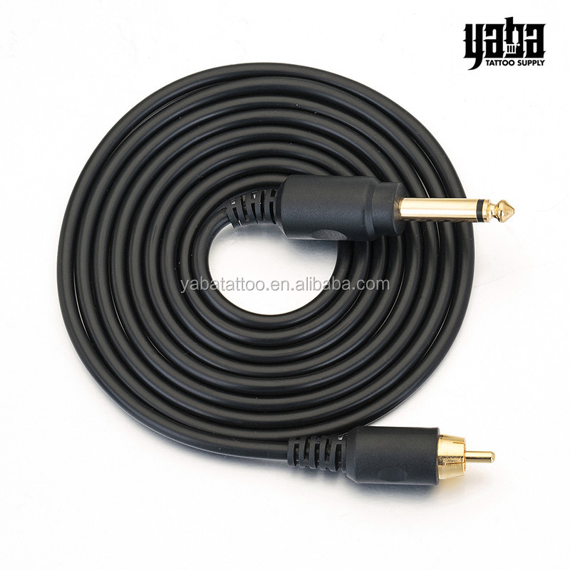 2018 Yaba Double colors Silicone elastic 4.5 m RCA Tattoo Clip Cord