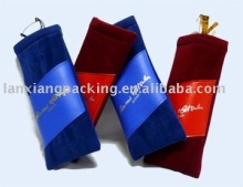 Fabric eyeglass pouch