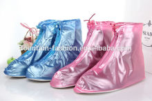 Comprehensive waterproof flat heel shoe covers