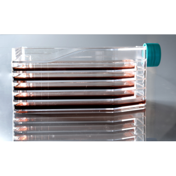 Flask de cultura de células de 5 camadas de 5 camadas com tampa de ventilação