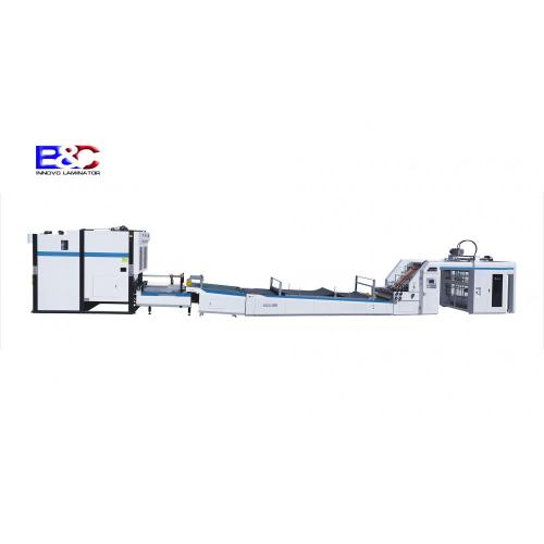 High Speed Sheet to Sheet Flute Laminating Machine with Automatic Pallet Stacker Zgfms