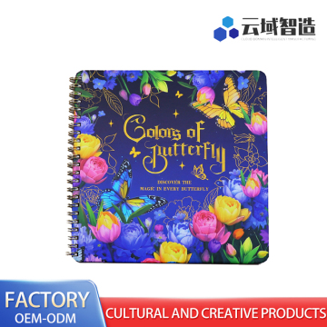 Spiral Coil Butterfly Coloring Book for Creative Kids