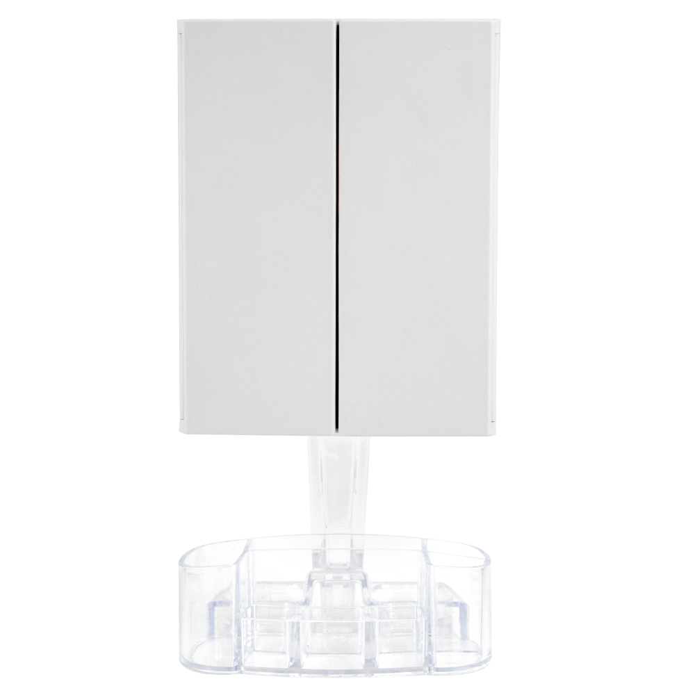 Mirror with Makeup Organizer