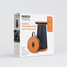 Camping Stool: Portable Folding Telescoping Stool for Outdoor Activities