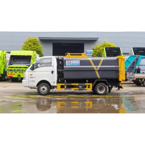 Mobile Kitchen Waste Food Collecting Compactor Garbage Truck