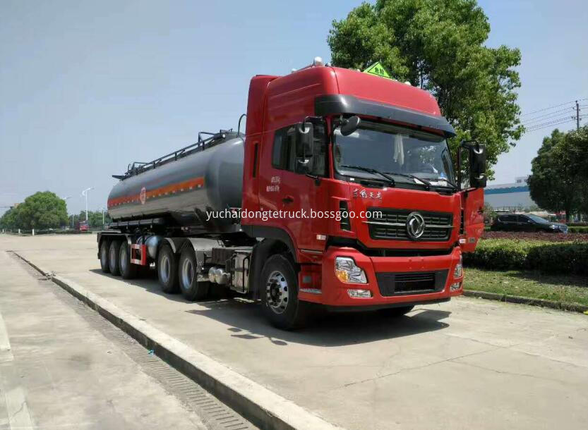 Naoh liquid tank semi-trailer