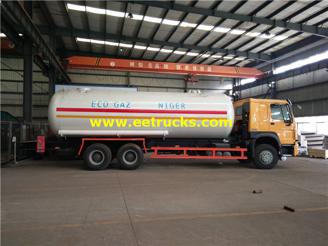 15MT 6x4 LPG Road Tank Vehicles