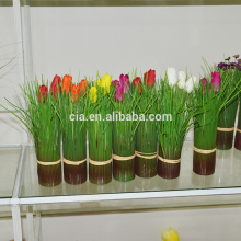 Onion Grass Artificial Flower Tulip Mini Bonsai Suppliers