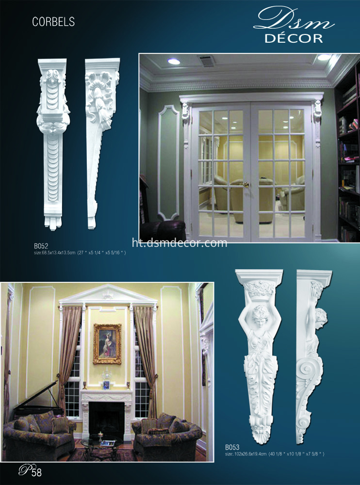 Polyurethane Beam Corbels and Brackets