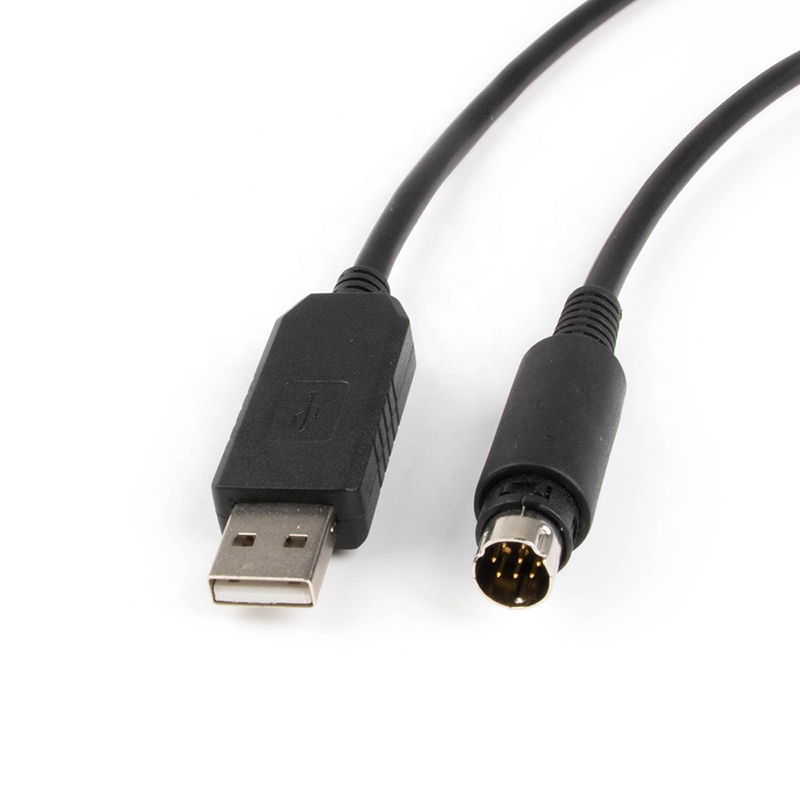 Win7/8/10/XP Linux 3,3 В 5 В FTDI FT232RL USB в мини -дин 8PIN Serial Adapter Cable для компьютера