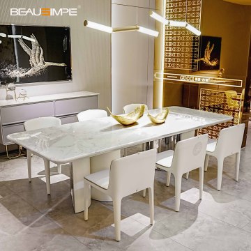 Luxury Pavilion Marble Dining Table