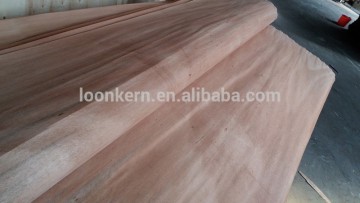 cheap price 0.5mm red hardwood veneer