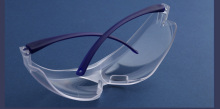 Shock and wind protective glasses