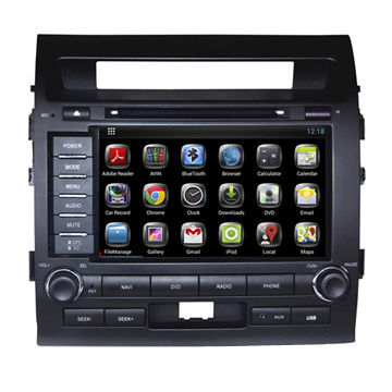 9-inch Android 4.2 Toyota Land Cruiser In-dash Car DVD Players Navigation Systems, Supports Wi-Fi/3G