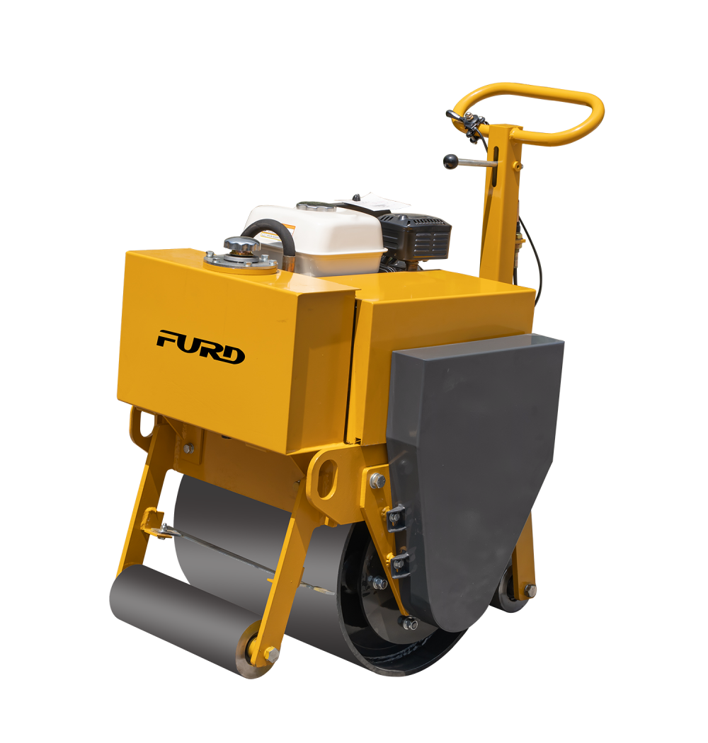 Mini gasoline powered 200kg vibratory road roller sold