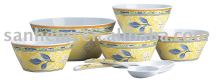 7pcs melamine salad bowl set