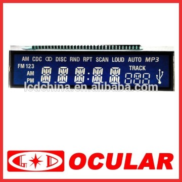 Segment Blue Bottom Color LCD Display