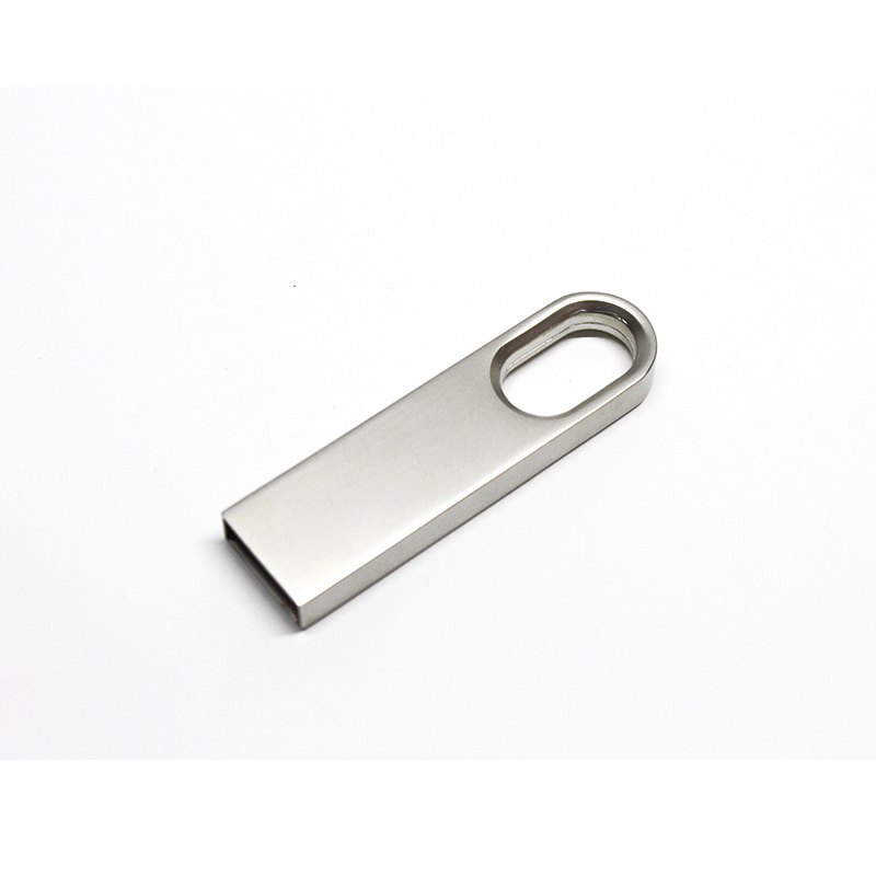 Promoción de metal plateada caliente unidad flash USB