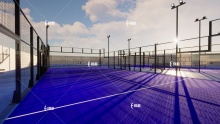 Enlio Professional Paddle Tennis Court Surface