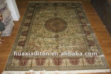 double knots silk carpet